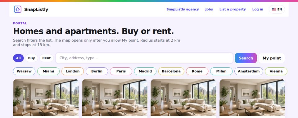 Snaplistly – screenshot